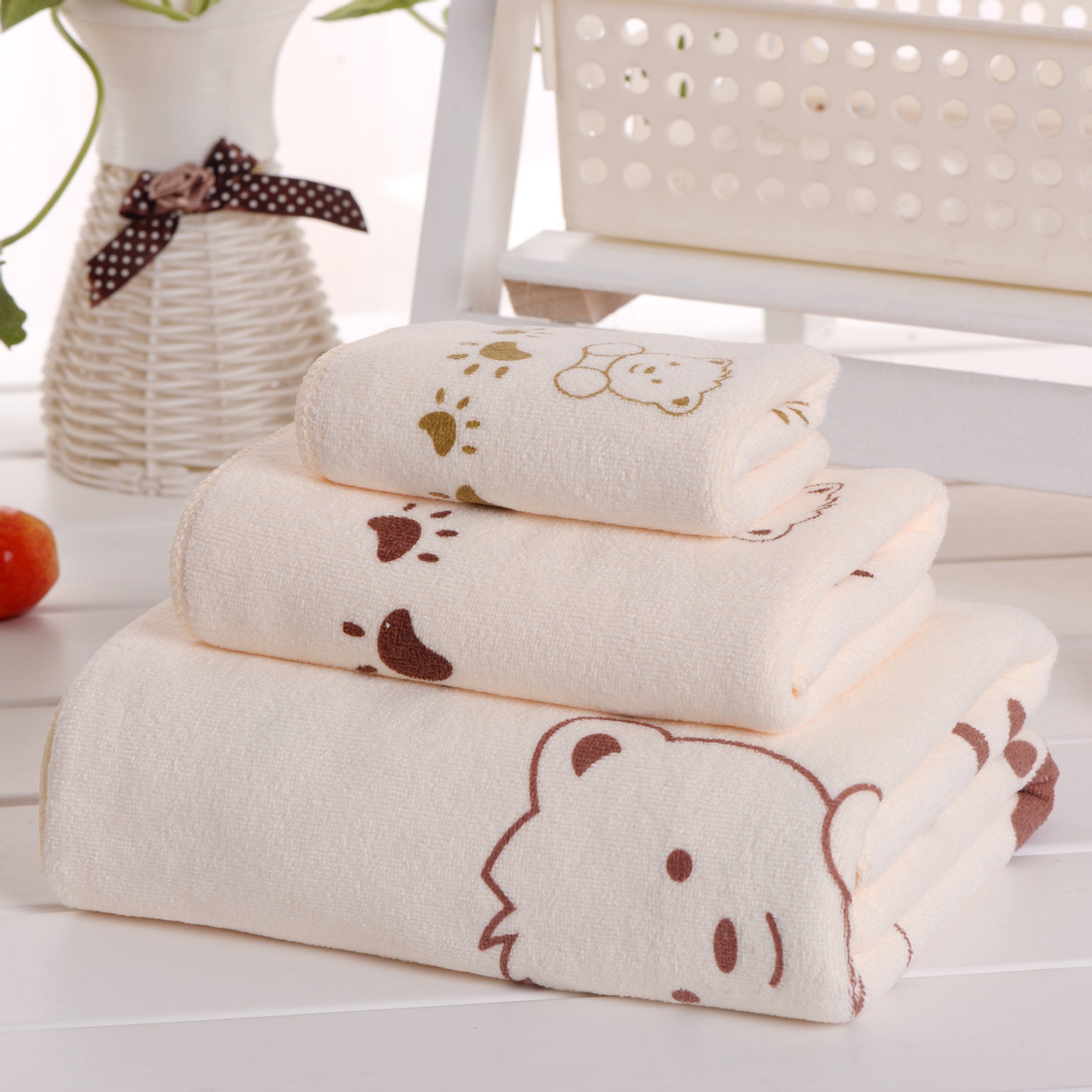 3 pezzi di asciugamani da bagn - Baby Products For Bathing recensione e prezzo