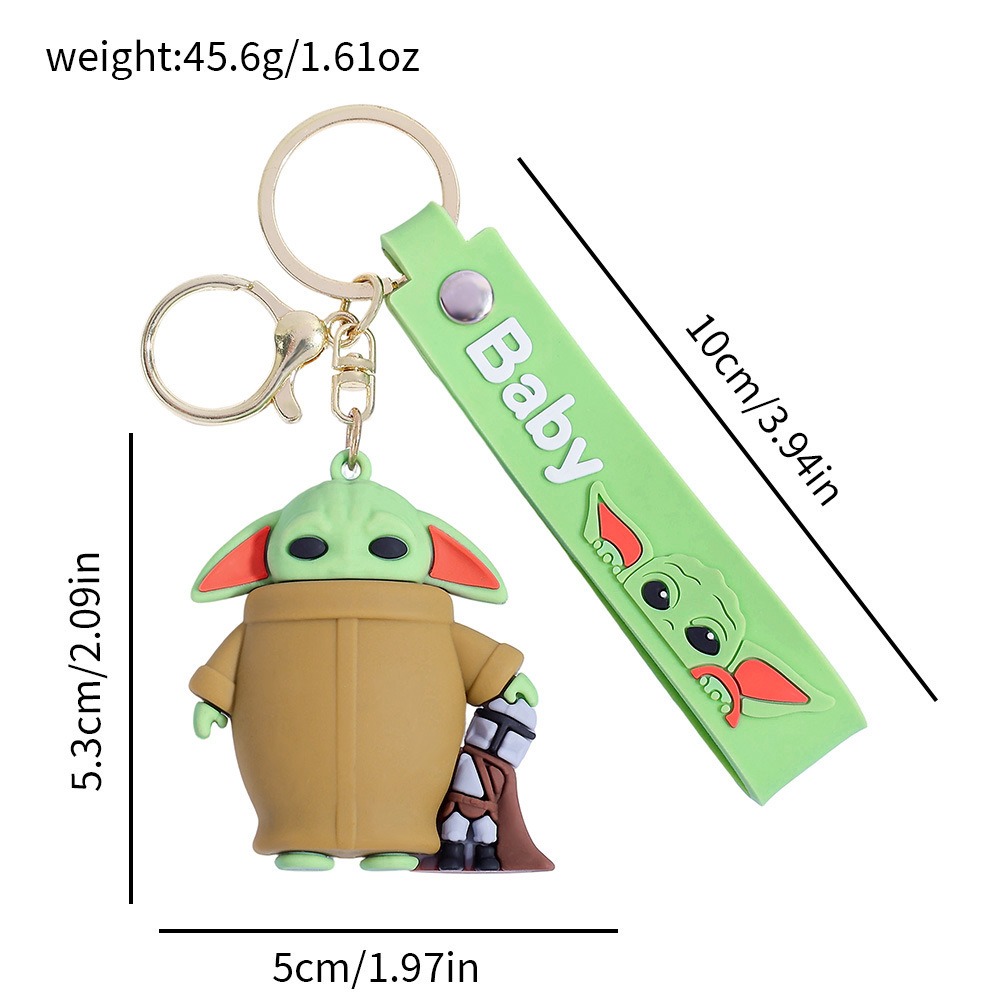 Set di Portachiavi in Silicone - Baby Yoda Products recensione e prezzo